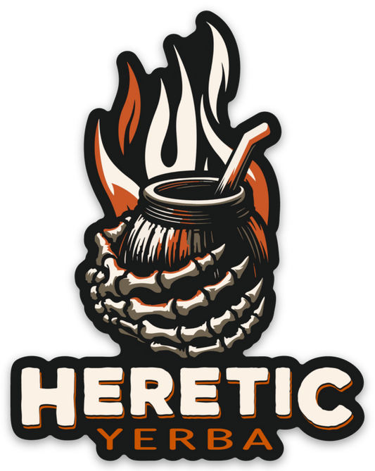 Small Heretic Yerba Logo Sticker image 0