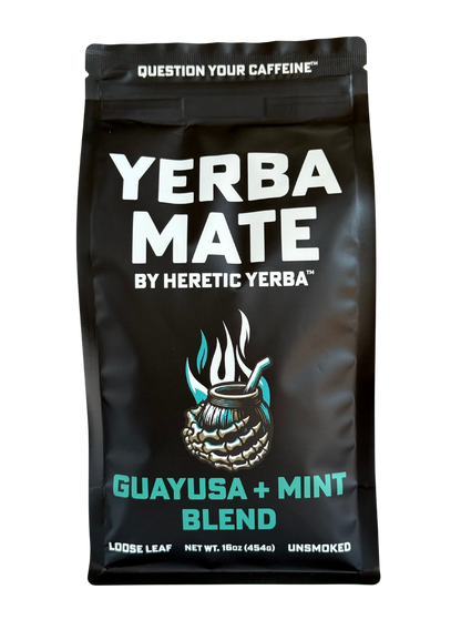 Yerba Mate / Guayusa / Mint Blend 16oz