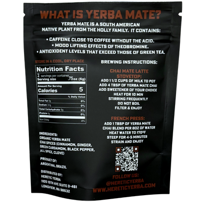 Yerba Mate Chai Blend 16oz