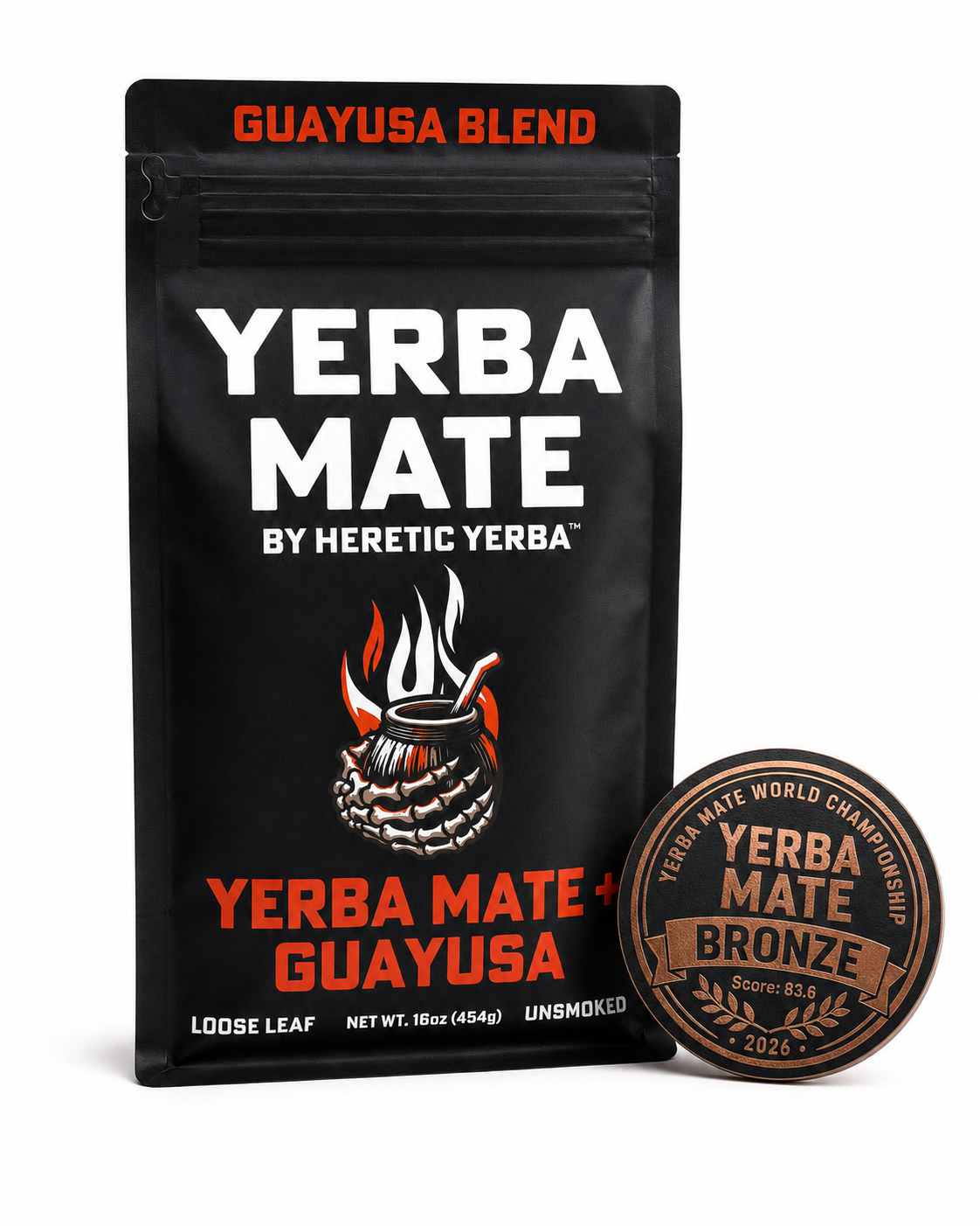 Yerba Mate / Guayusa Blend 16oz