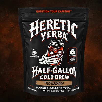 Half-Gallon Cold Brew Pouches. Traditional | 6-Pack
