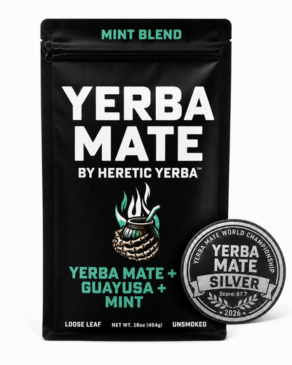 Yerba Mate / Guayusa / Mint Blend 16oz