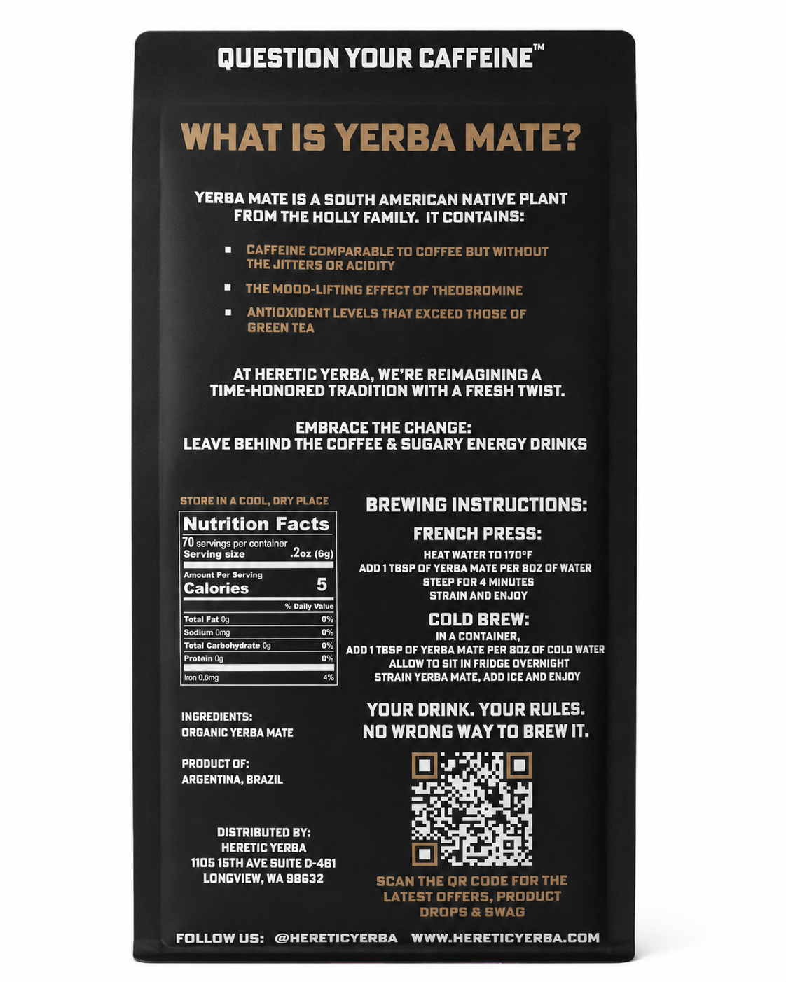 Traditional Yerba Mate 16oz