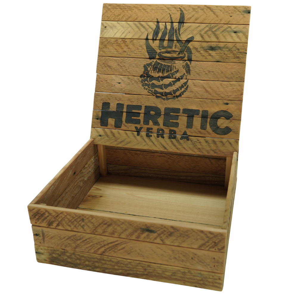 Handcrafted wooden crate