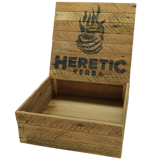 Handcrafted wooden crate