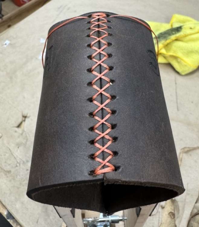 Leather Wrapped Yerba Mate Calabash image 7