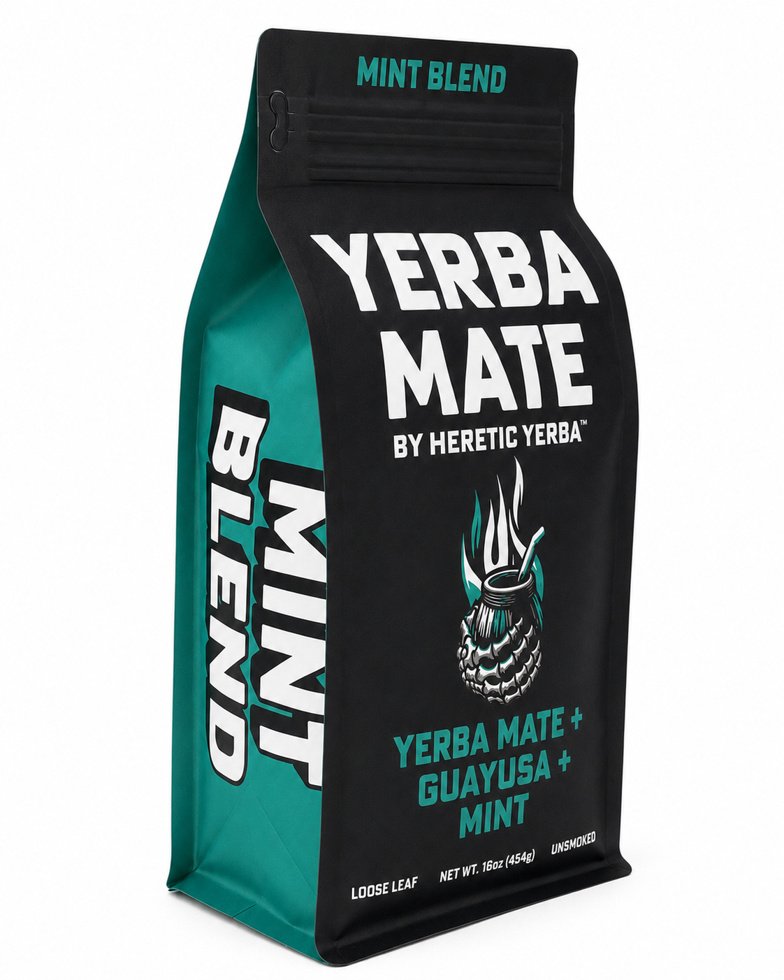 Yerba Mate / Guayusa / Mint Blend 16oz